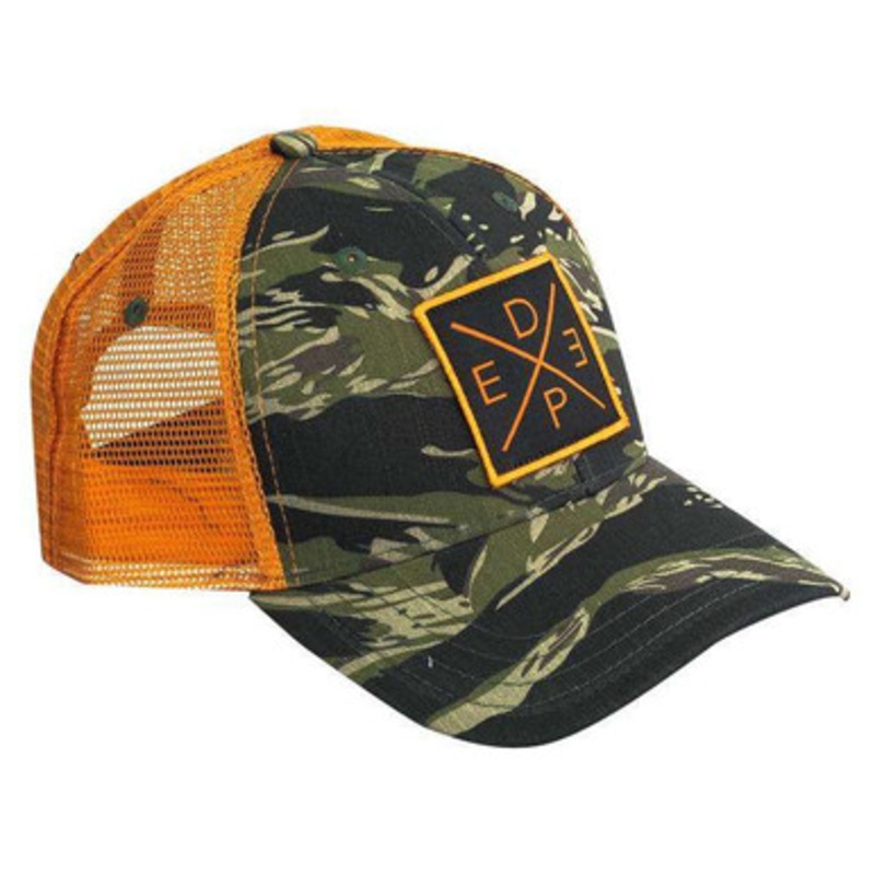 Deep Ocean X Trucker Hat – Tiger Camo