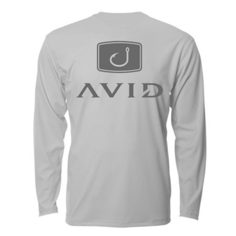 AVID Sportswear Iconic AVIDry Long Sleeve Shirt – Glacier Grey – L