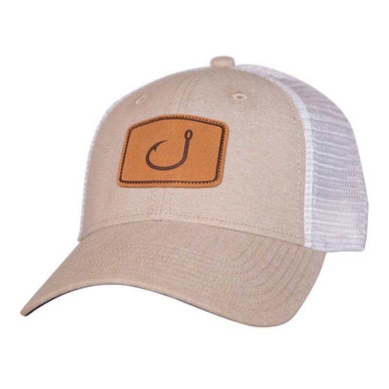 AVID Sportswear Lay Day Trucker Hat – Tan Chambray