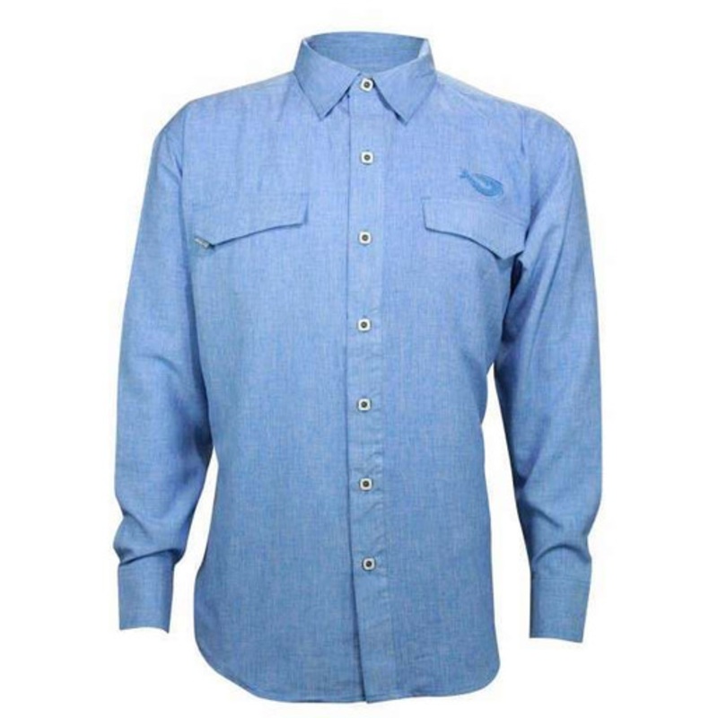 Mojo Sportswear M-DS6500 Playa Linen Vented LS Shirt – Nautical – XL