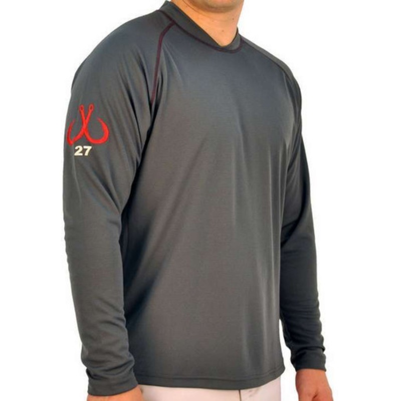 Montauk Tackle Scuba Stitch MTCdryprotect Shirt Toms Canyon Grey – Medium