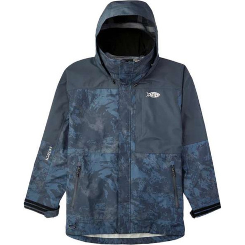 Aftco Barricade Jacket – Naval Storm Camo – Large