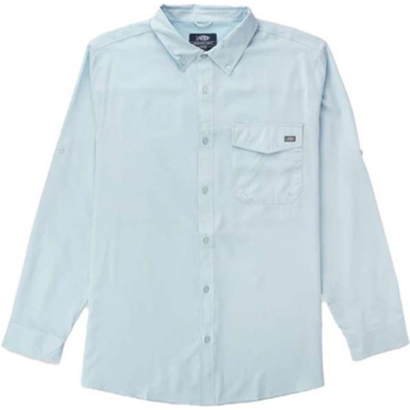 Aftco Palomar Long Sleeve Vented Fishing Shirt – Niagara Mist – Medium