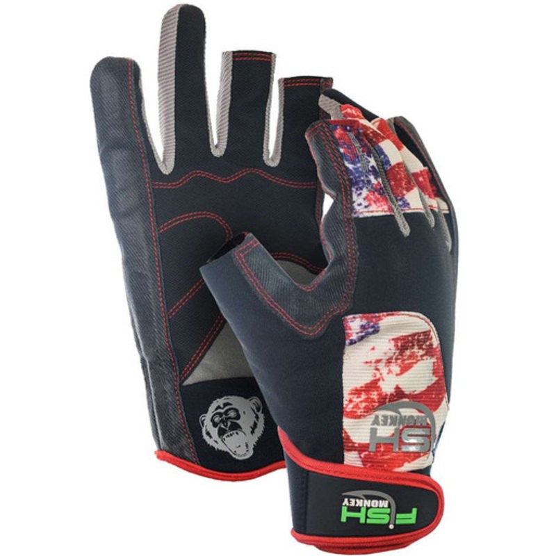 Fish Monkey Quick Release Med Weight Wiring Glove – Americana XL