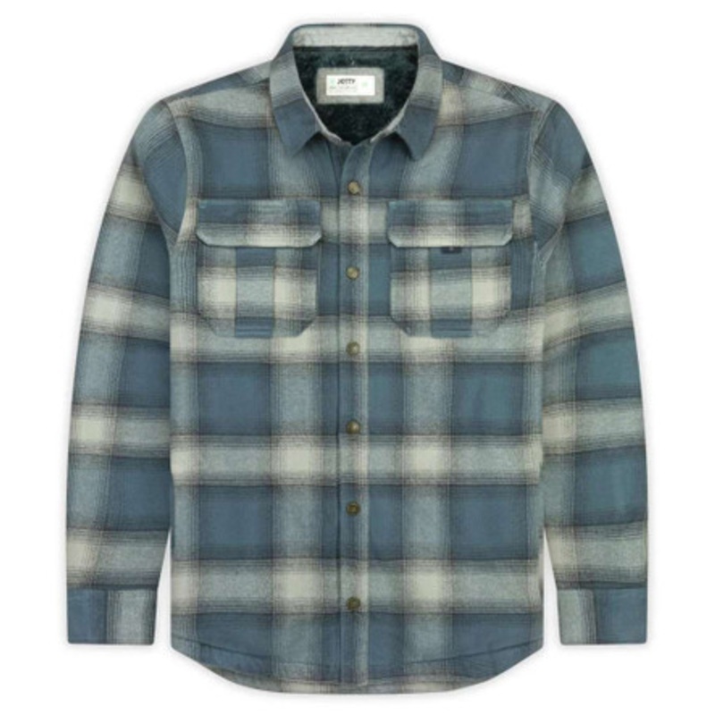 Jetty Sherpa Jacket – Grey – X-Large