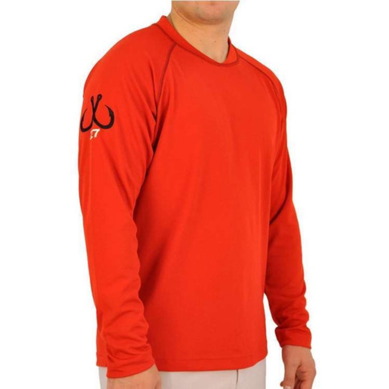 Montauk Tackle Scuba Stitch MTCdryprotect Shirt Block Island Brick – XL