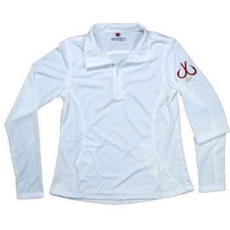 Montauk Women’s Performance 1/4 Zip Shirt White – Size Small