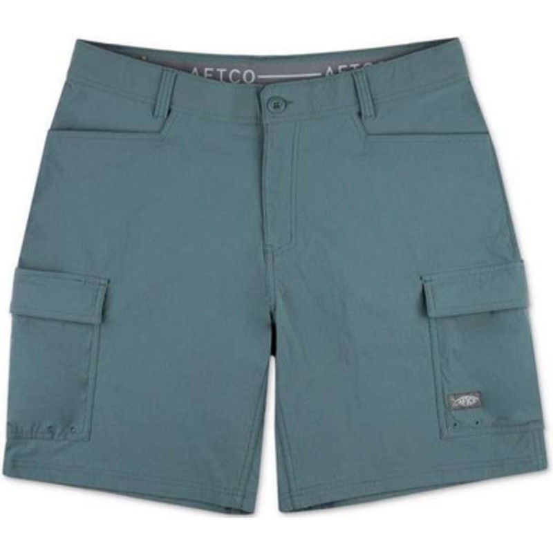 Aftco Deckhand Shorts – Depths – 32