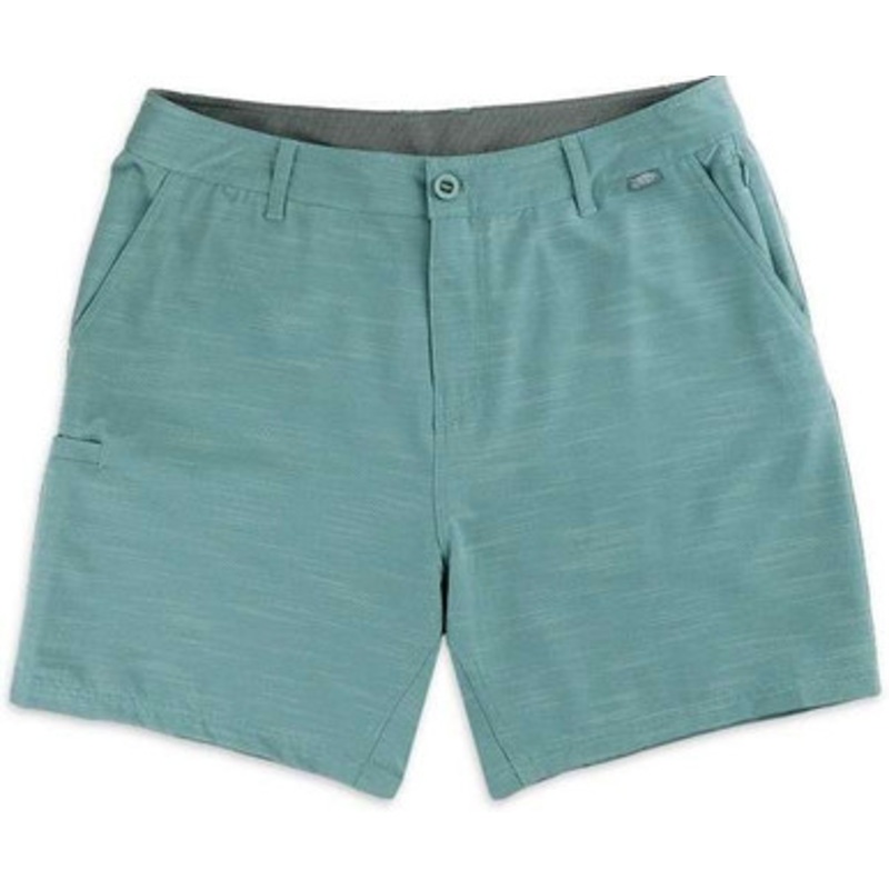 AFTCO Men’s 365 Hybrid Chino 7in Shorts – Jade Dust – 32