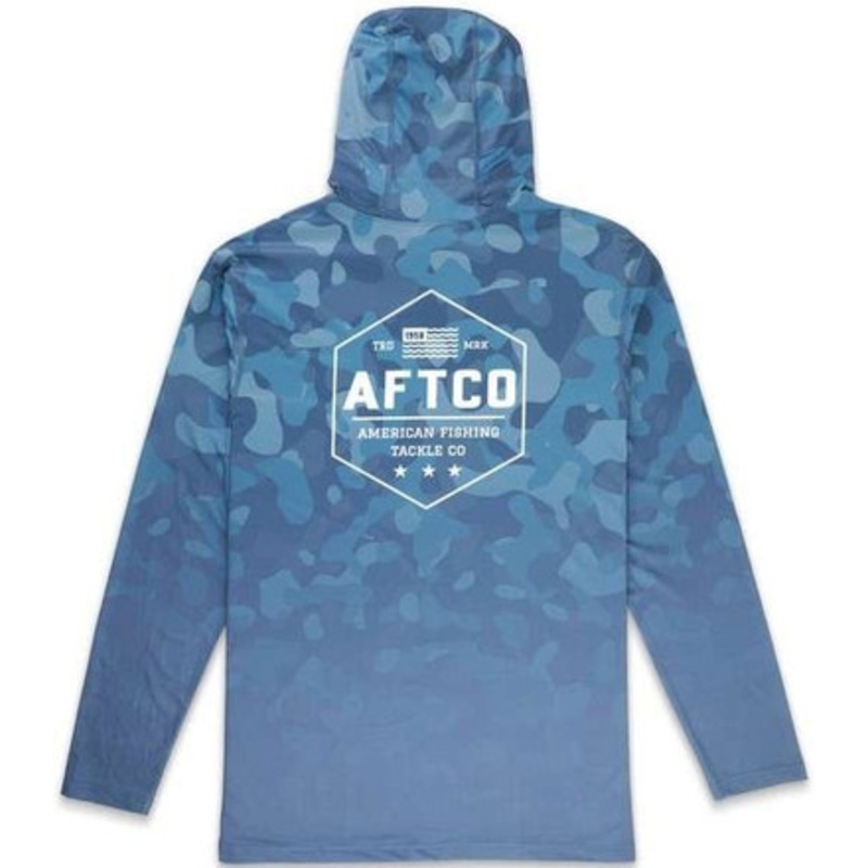Aftco OG Camo UVX Sun Protection Hoodie – Air Force OG Camo – Medium
