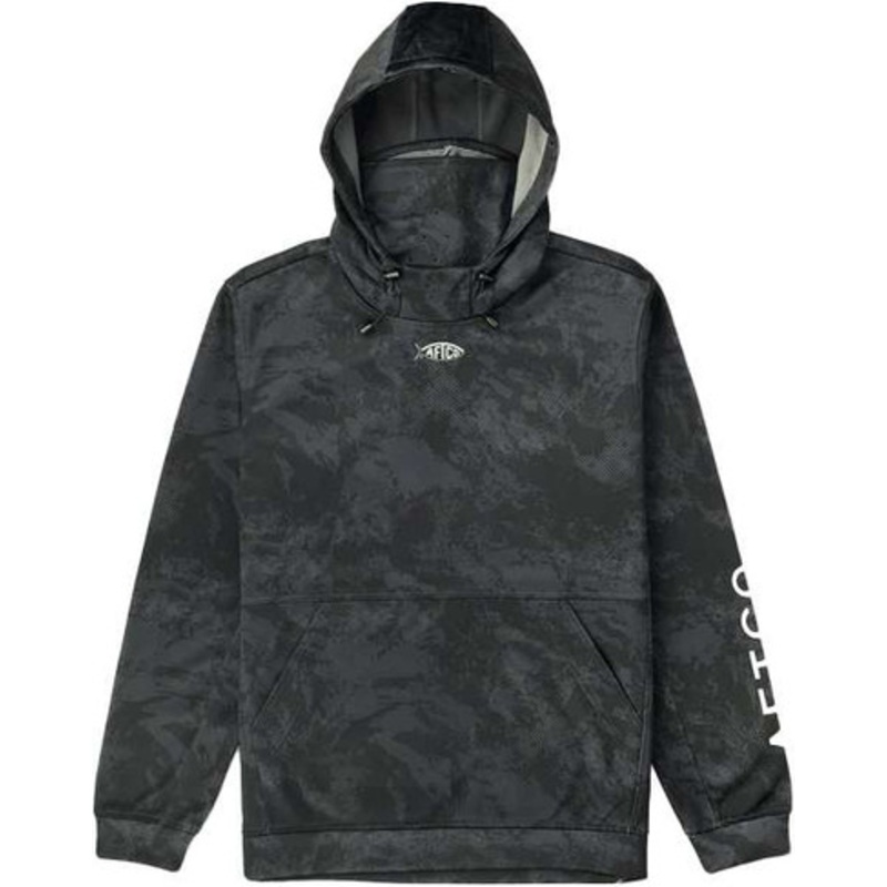 Aftco Reaper Tactical Sweatshirt – Black Storm Camo – X-Large