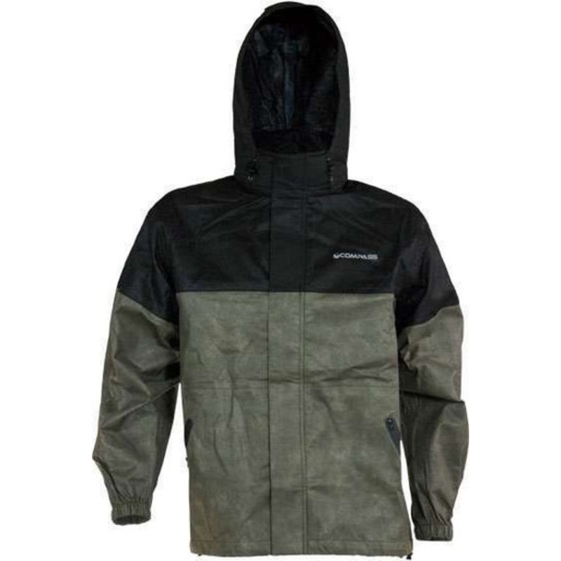 Compass360 AT23110-1085 AdvantageTek Rain Parka – Black & Stone – 2XL