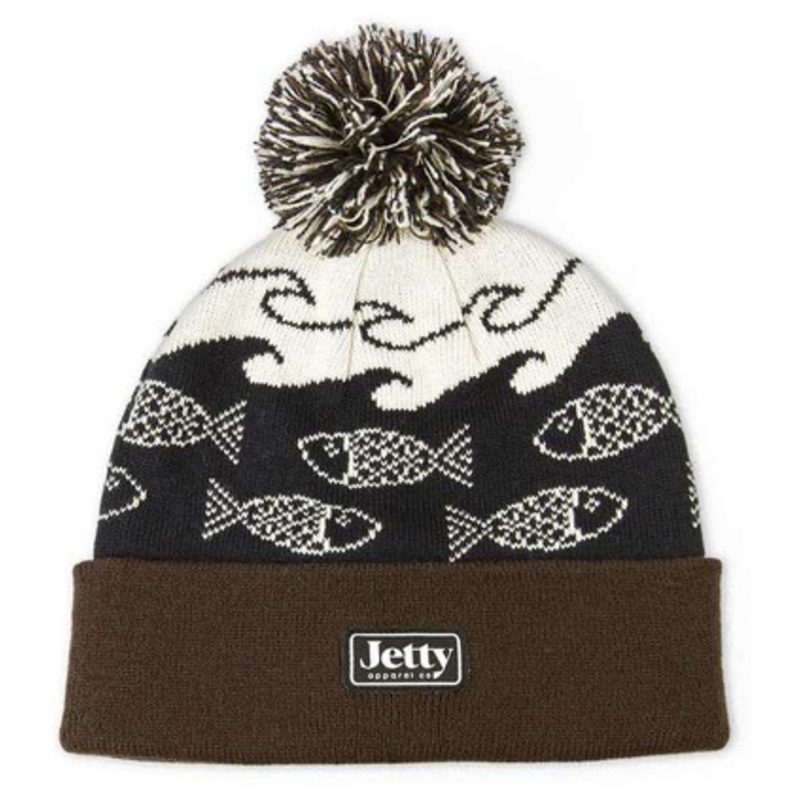 Jetty Fisheries Logo Beanie – Navy
