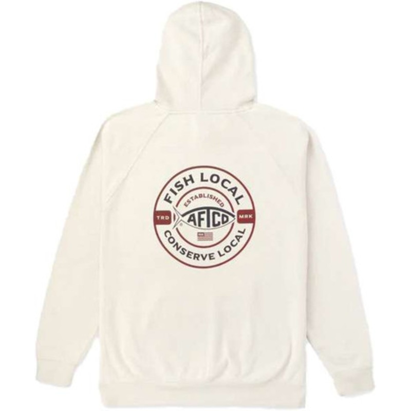Aftco Classico Pullover Hoodie – Stone Heather – Large