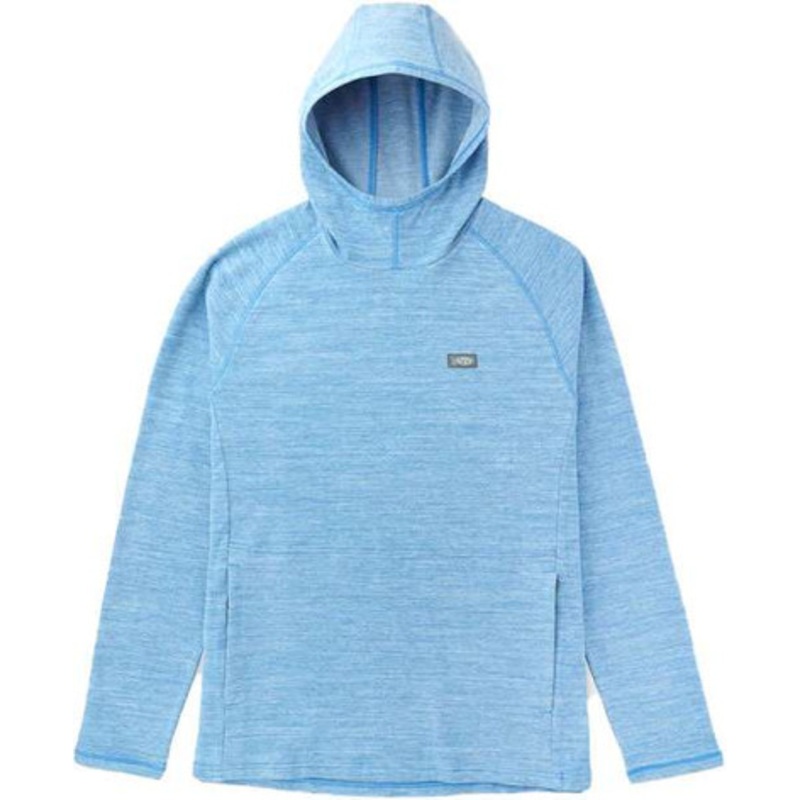 Aftco Coastal Layer Hoodie – Air Force Blue Heather – X-Large