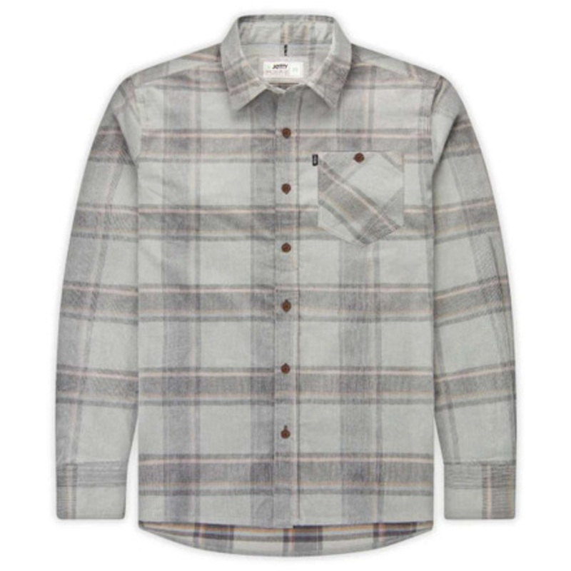 Jetty Shoals Corduroy Shirt – Grey – Small