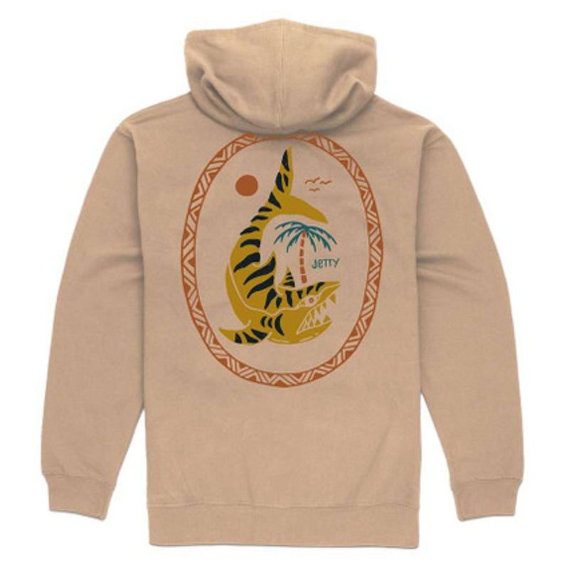 Jetty Tigershark Hoodie – Sand – Large