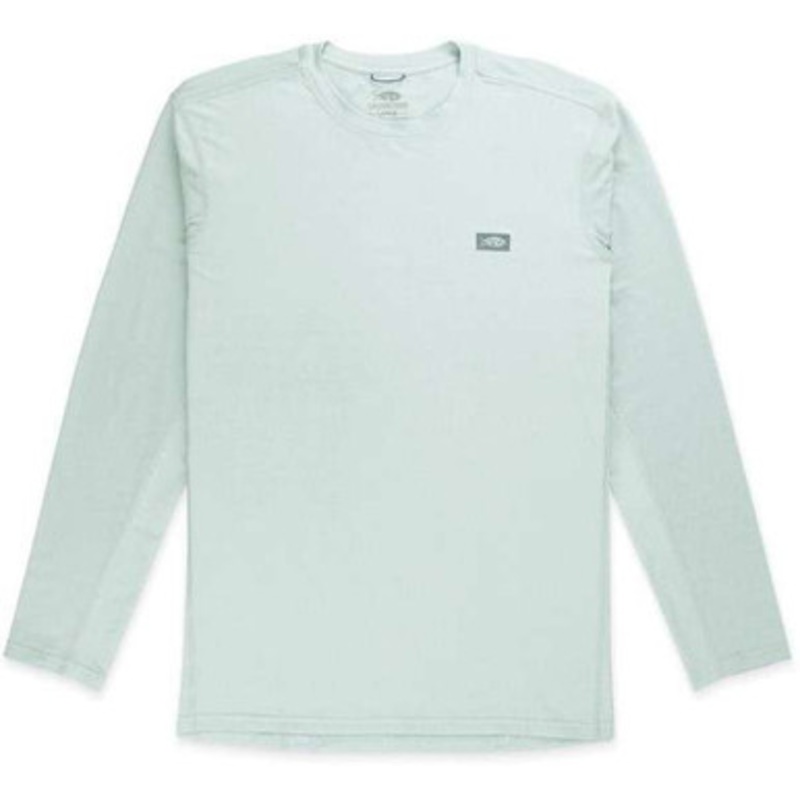 Aftco Air-O Mesh Long Sleeve Sun Protection Shirt – Hint of Mint Heather – X-Large