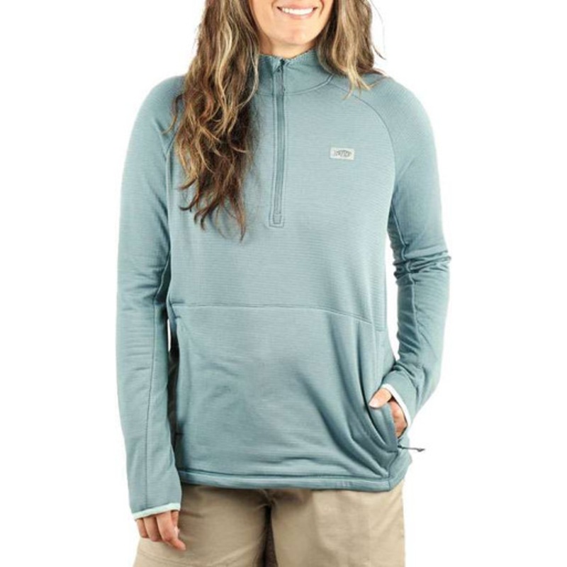 Aftco Women’s Freeport 1/4 Zip Fleece – Artic – X-Large