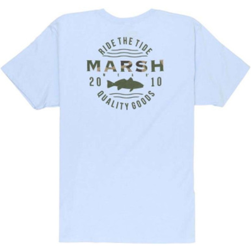 Marsh Wear Lowcountry T-Shirt – Bluesteel Heather – Large