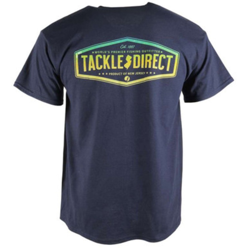 TackleDirect Dorado Badge Short Sleeve T-Shirt – Navy – Large