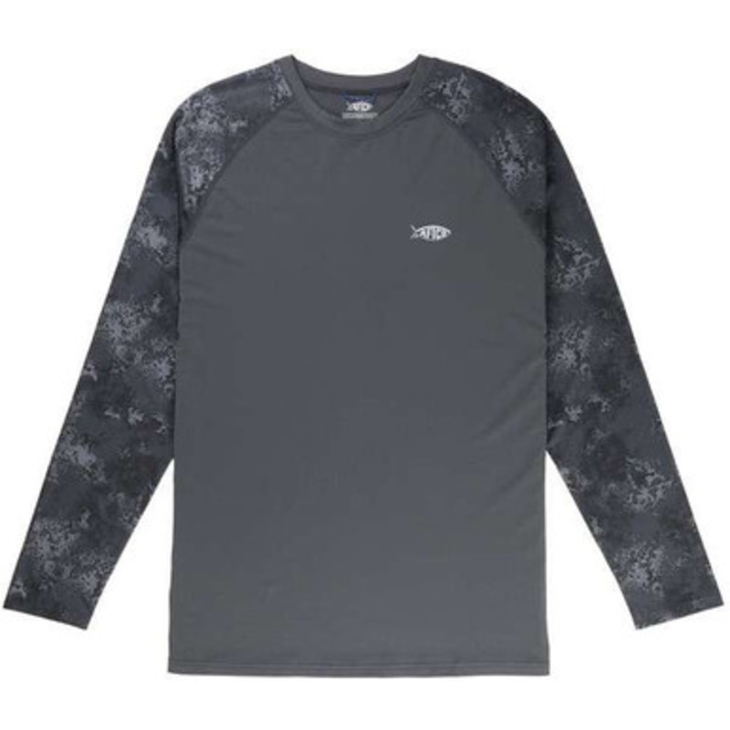 Aftco Tactical Camo LS Performance Shirt – Charcoal Acid Camo – L