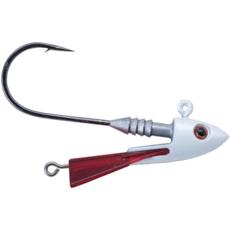 Berkley Fusion19 Snap Jig – 1/2oz – 5/0 Hook – Pearl Red Flash