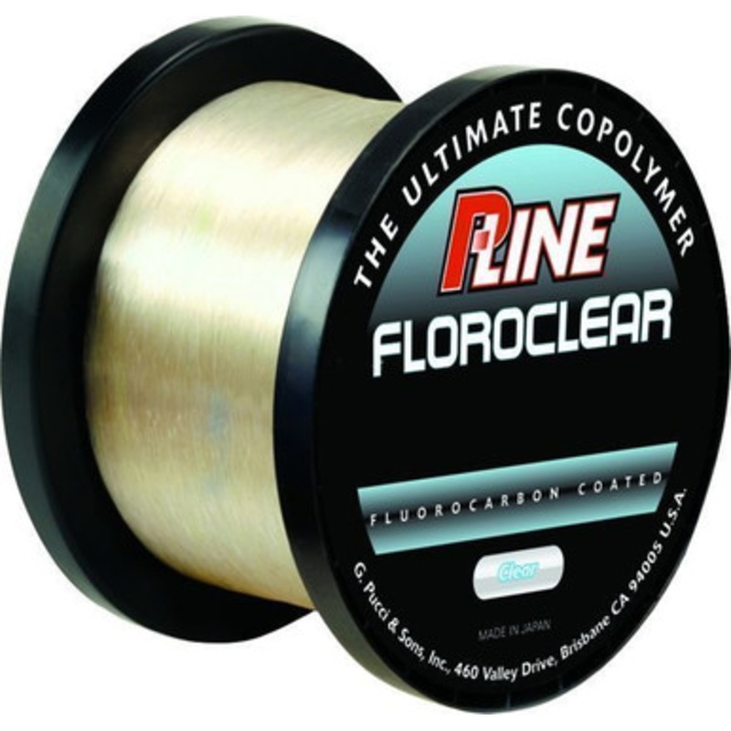 P-Line Floroclear Fluorocarbon Coated Mono Line – 15lb – 3000yds