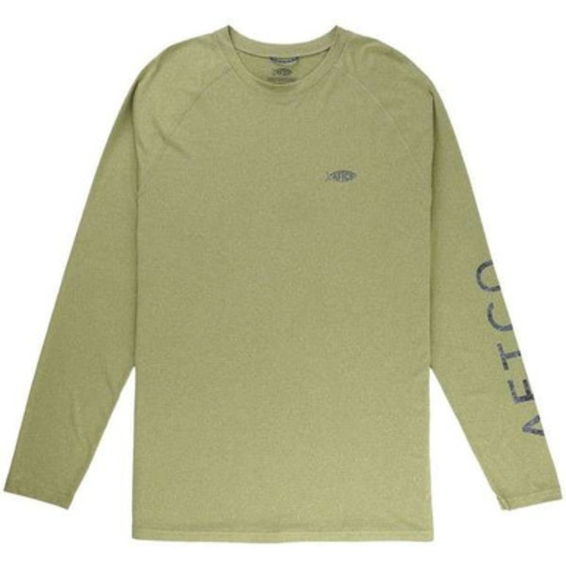 Aftco Samurai 2 Long Sleeve Sun Protection Shirt – Sage Heather – XL