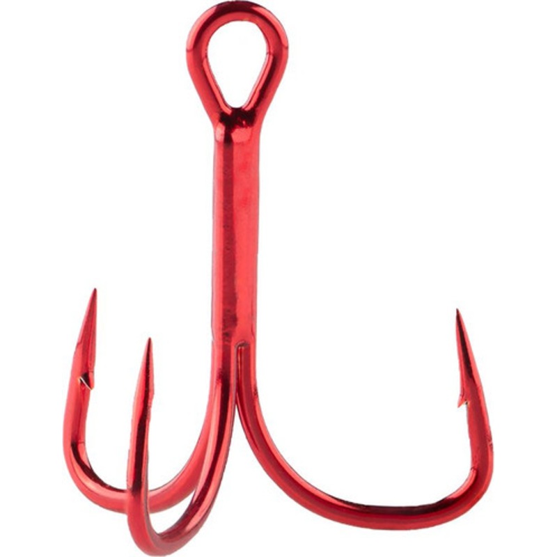 Berkley Fusion19 EWG Treble Hooks – Red – Size 6