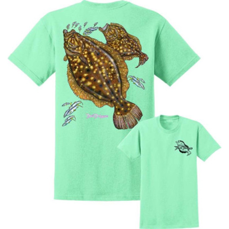 David Dunleavy DDM8015 Flounder Tee – Mint –  XX-Large