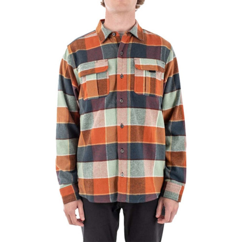 Jetty Arbor Flannel – Rust – Medium