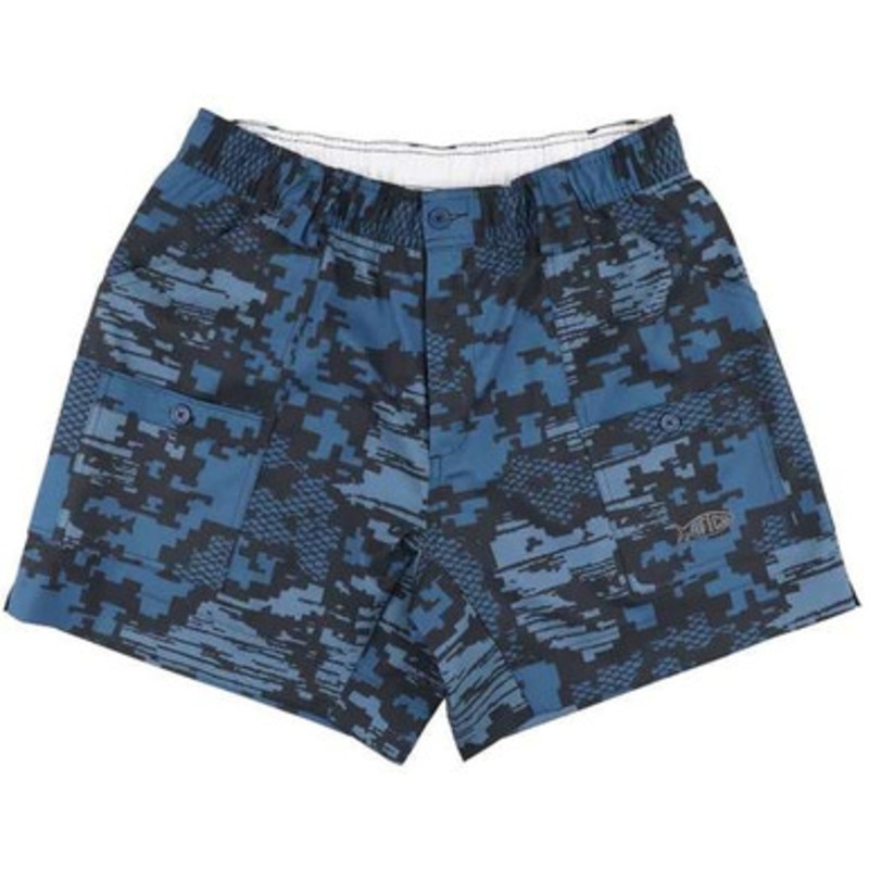Aftco Camo The Original Fishing Short – Navy Digi Camo – 40