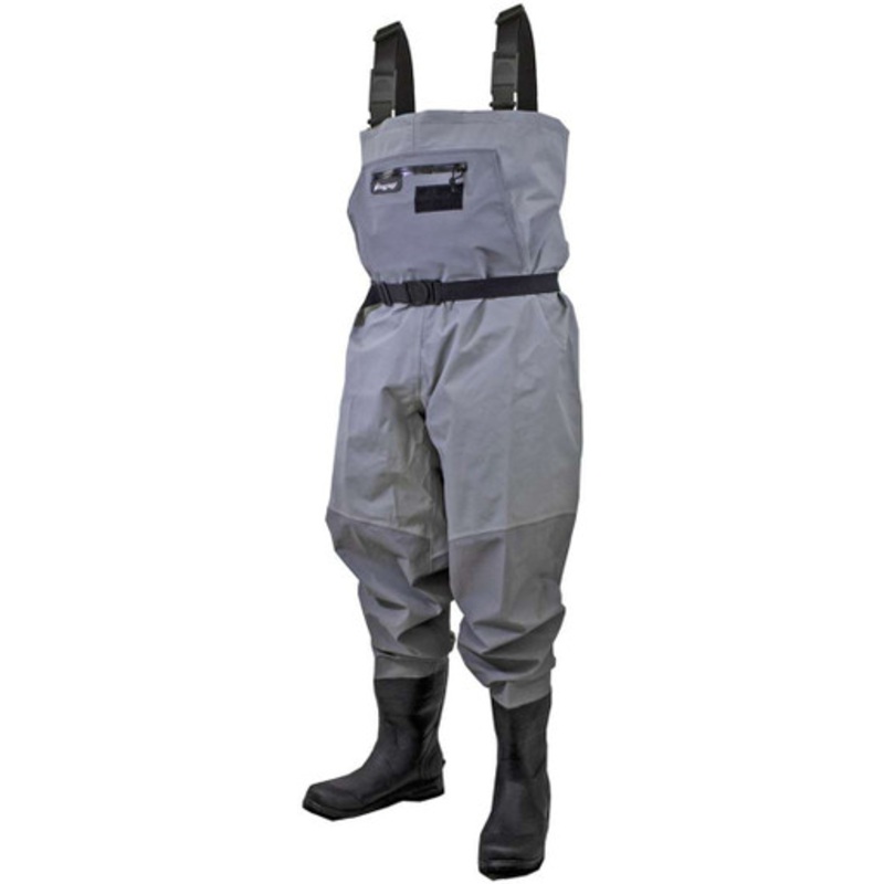 Frogg Toggs Men’s Hellbender PRO Bootfoot Chest Waders – Gray – 7