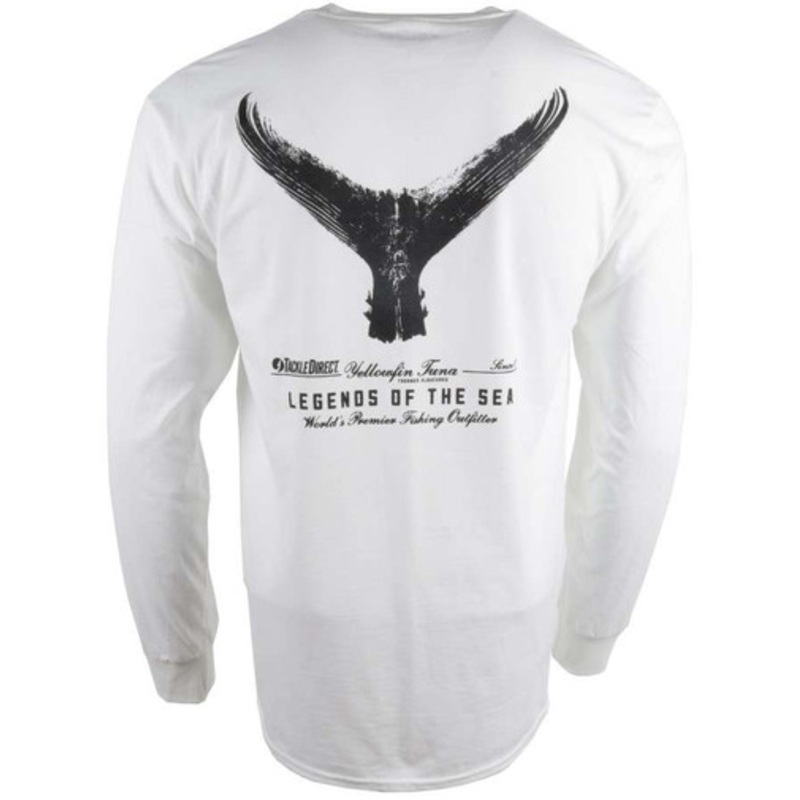 TackleDirect Yellowfin Tuna Long Sleeve – White – Large