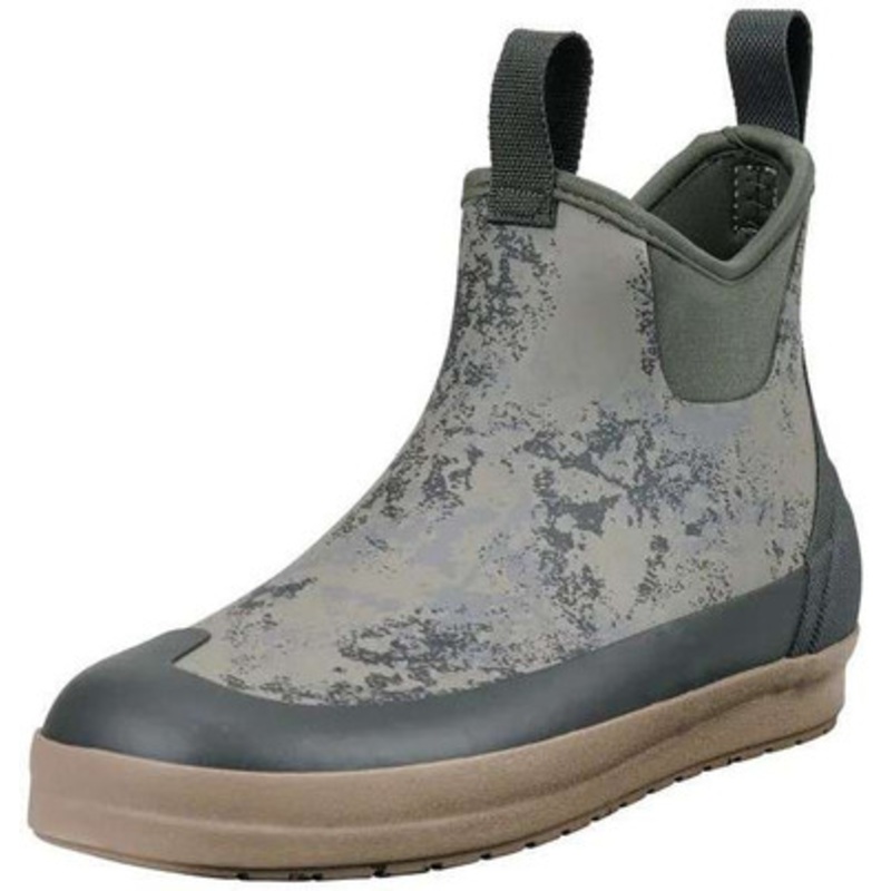 Aftco Ankle Deck Fishing Boots – Green Acid Camo – 7