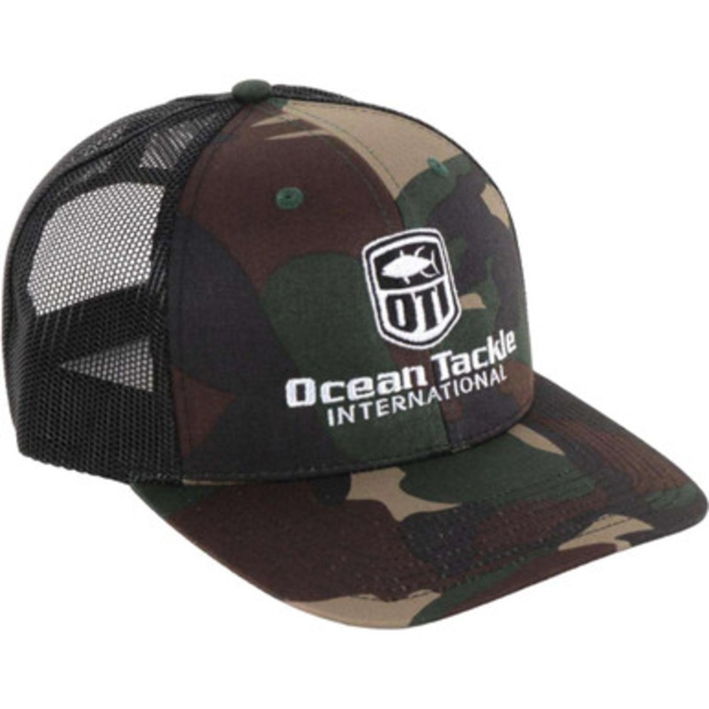 Ocean Tackle International Logo Camo Trucker Hat