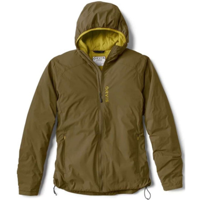 Orvis Mens PRO LT Insulated Hoodie – Olive – Large