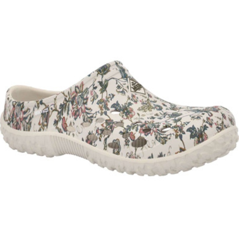 Muck Boots Women’s Muckster Lite Clog – White/Floral – 8