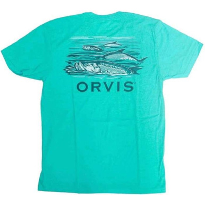 Orvis Rolling Tarpon Tee- Light Blue – X-Large