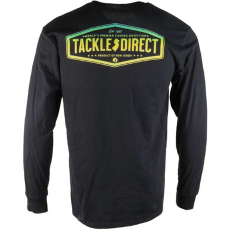 TackleDirect Dorado Badge Long Sleeve Shirt – Black – Large