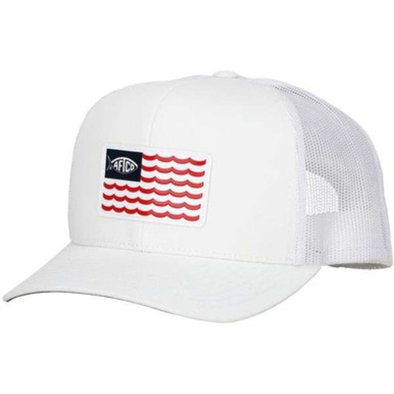 Aftco Canton Trucker Hat – White – OS