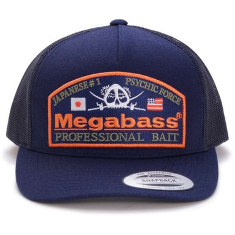 Megabass Psychic Trucker Hat – Navy/Navy