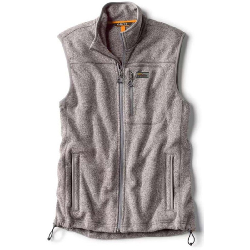 Orvis Men’s R65 Sweater Fleece Vest – Heather Gray – X-Large