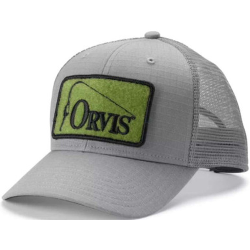 Orvis Ripstop Covert Trucker Hat – Grey/Green