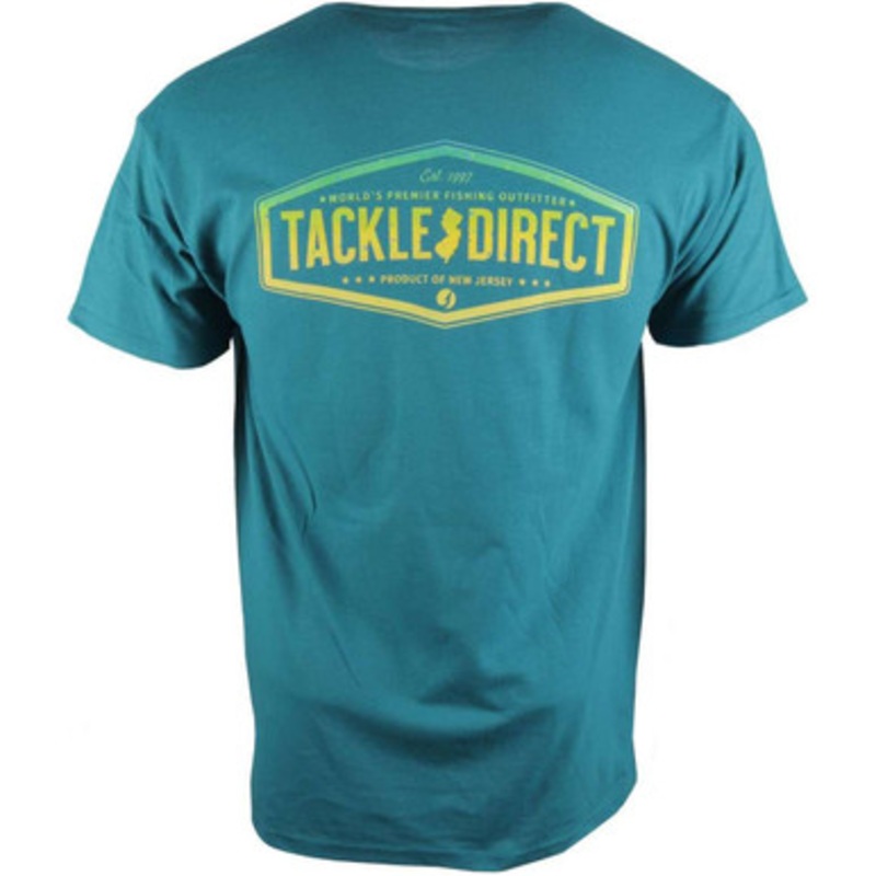 TackleDirect Dorado Badge Short Sleeve T-Shirt – Galapagos Blue –  X-Large
