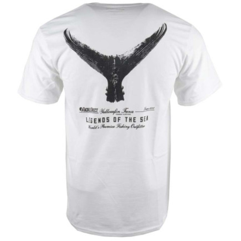 TackleDirect Yellowfin Tuna T-Shirt – White – S