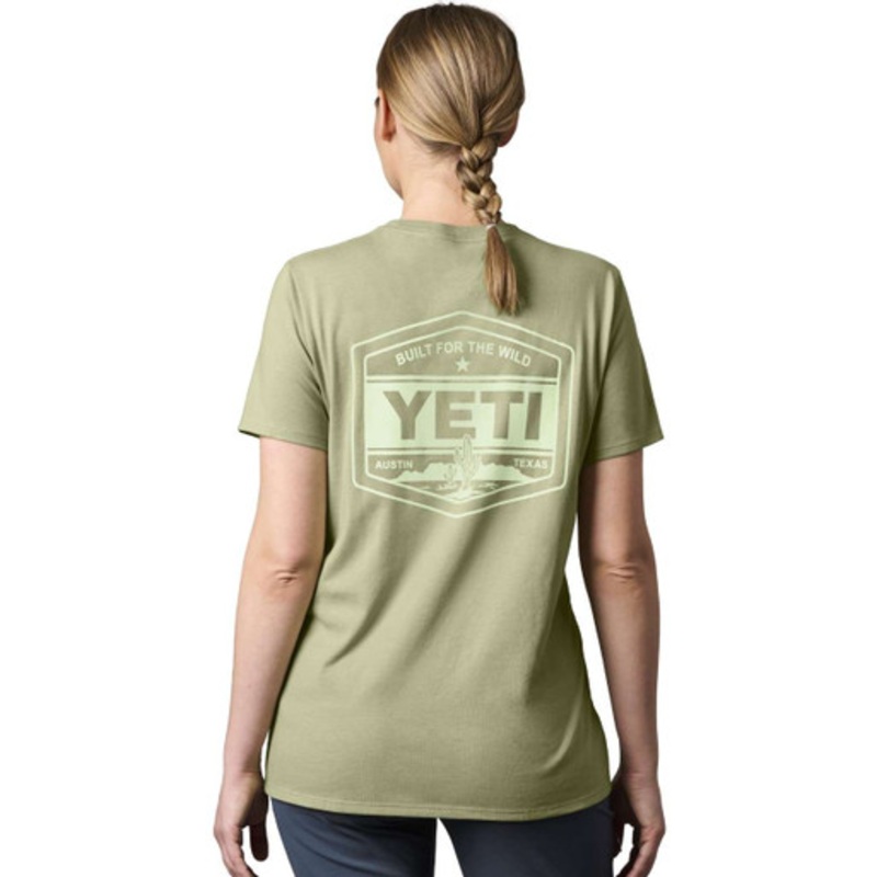 Yeti Women’s Built for the Wild T-Shirt – Castor – X-Small