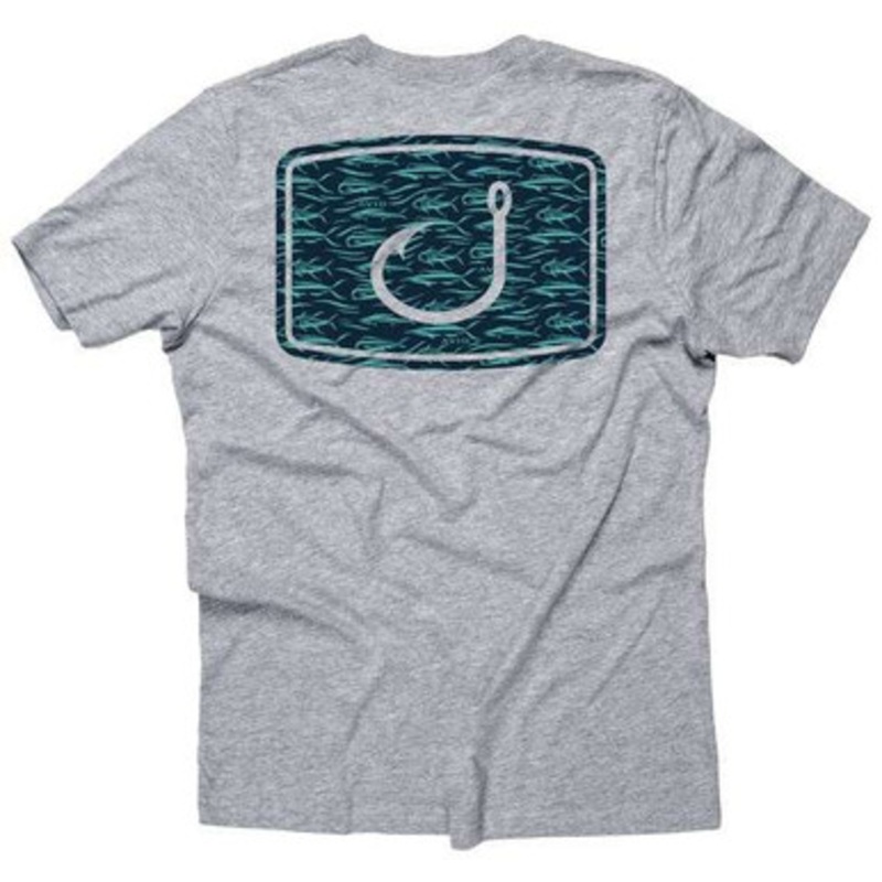 AVID Sportswear Jetstream Icon T-Shirt – Heather Grey – X-Large