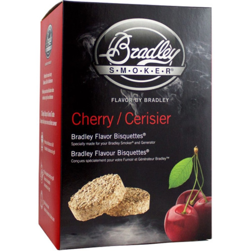 Bradley Smokers Flavored Smoking Bisquettes – Cherry – 24 Pack